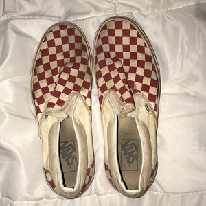 red checkered vans